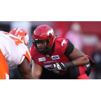 Calgary Stampeders offensive lineman Ucambre Williams