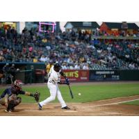 Melky Mesa of the York Revolution takes a swing