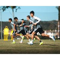 Seattle Sounders FC at preseason camp in Tucson