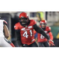 Calgary Stampeders defensive lineman Cordarro Law