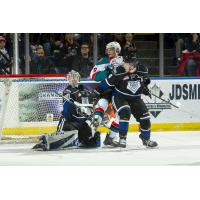 Kelowna Rockets battle the Victoria Royals