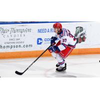 Donovan Sebrango of the Kitchener Rangers