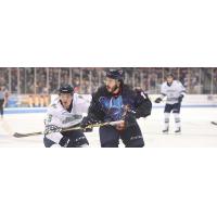 The Darth Vader-clad South Carolina Stingrays against the Florida Everblades