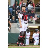Catcher Jay Schuler with the Billings Mustangs