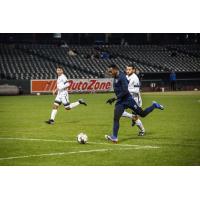 Heviel Cordoves of Memphis 901 FC vs. the University of Memphis