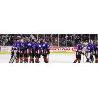 Utah Grizzlies in Captain America uniforms