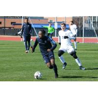 Midfielder Damani Holness with Memphis 901 FC
