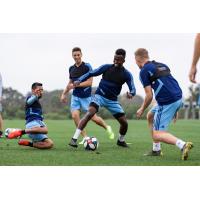 Defender Abdi Mohamed with New York City FC
