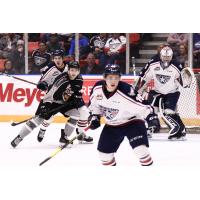 Vancouver Giants centre Dawson Holt vs. the Tri-City Americans