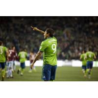 Raul RuidiÂ­az is one of three Seattle Sounders FC players leading the team with two goals through two games this season