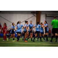 Sky Blue FC in training