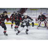 Vancouver Giants left wing Zack Ostapchuk vs. the Prince George Cougars