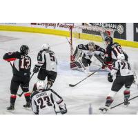 Vancouver Giants goaltender Trent Miner vs. the Prince George Cougars