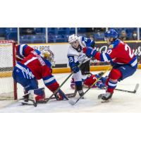 Saint John Sea Dogs centre Josh Lawrence vs. the Moncton Wildcats