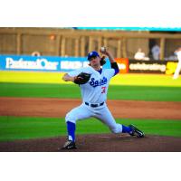 Pitcher Chris Nunn with the St. Paul Saints