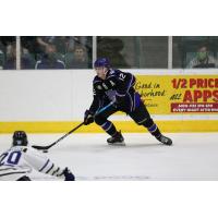 Tri-City Storm defenseman Cole McWard vs. the Fargo Force