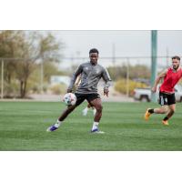Forward Yaya Toure training with the Colorado Rapids