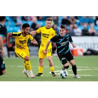 Colorado Springs Switchbacks FC with possession vs. New Mexico United