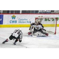 Vancouver Giants goaltender Trent Miner