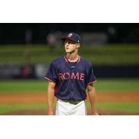 Rome Braves pitcher Zach Daniels