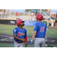 Green Bay Rockers' Daalen Adderley and Lane Allen