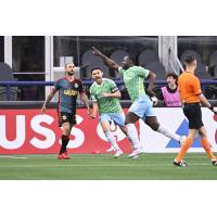 Seattle Sounders FC and LA Galaxy on game night