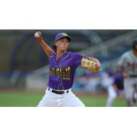 Biloxi Shuckers' Brett Wichrowski on the mound