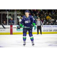 Zach Tolkinen with the Maine Mariners