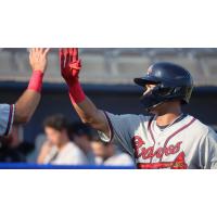 Mississippi Braves exchange High fives