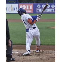 Drew Gilbert homers for the Syracuse Mets