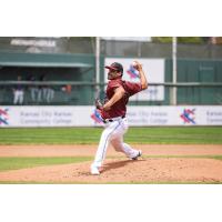 Kansas City Monarchs' Julian Garcia on the mound