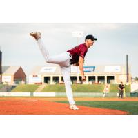 Kansas City Monarchs' Duncan Snider on the mound