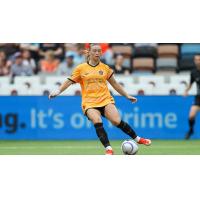 Defender Courtney Petersen with the Houston Dash