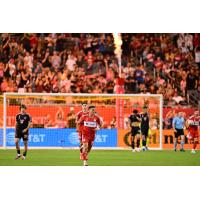 Chicago Fire FC and Inter Miami CF on the field