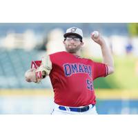 Omaha Storm Chasers pitcher Noah Cameron