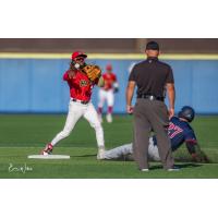 High Point Rockers second baseman D.J. Burt