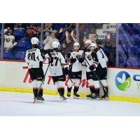 Vancouver Giants celebrate win