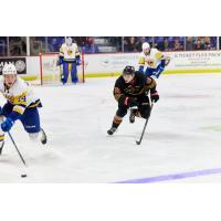 Forward Tyson Zimmer with the Vancouver Giants