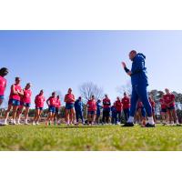 North Carolina Courage in training