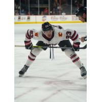 Forward Tyler Burnie with the Rapid City Rush