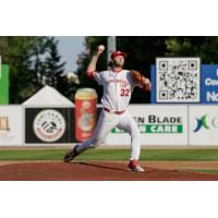 Winnipeg Goldeyes pitcher Landen Bourassa