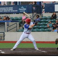 Parker Martin of the Green Bay Rockers at bat