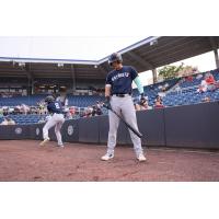 Spencer Jones and George Lombard, Jr. of the Somerset Patriots
