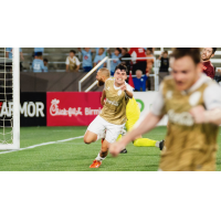 Sebastian Tregarthen of Birmingham Legion FC reacts after his goal