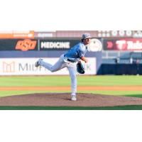 Tulsa Drillers' Peter Heubeck on the mound