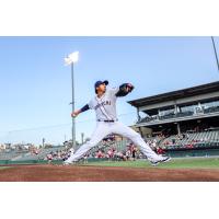 Kansas City Monarchs pitcher Daniel Martinez
