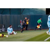 Oakland Roots' Morey Doner in action