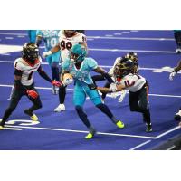 Massachusetts Pirates running back Pooka Williams vs. the Iowa Barnstormers
