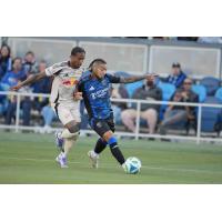 San Jose Earthquakes battle the New York Red Bulls